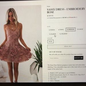 Sassy Dress - Cute little summer dress!